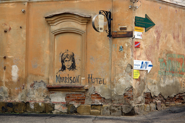 Cartel del Morrison Hotel Irkutsk
