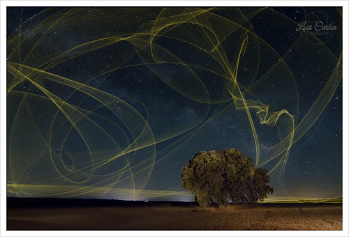 sky night photography oak nocturnas milkyway dehesa encina víaláctea