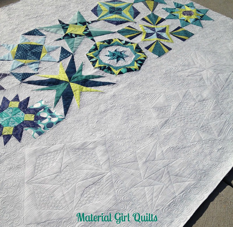 Lucky Star quilting detail