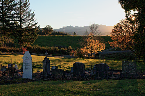 autumn newzealand sun building church beautiful cemetery graveyard leaves architecture rural landscape golden countryside oak pretty peace outdoor headstone country headstones peaceful sunny nelson graves southisland tasman picturesque autumnal dovedale ilobsterit