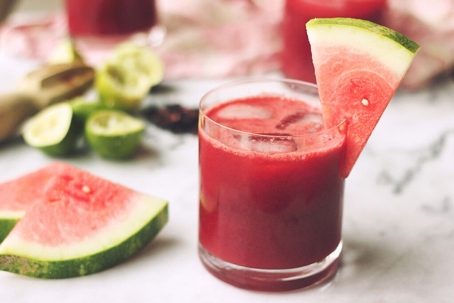 Watermelon Hibiscus Lime Cooler