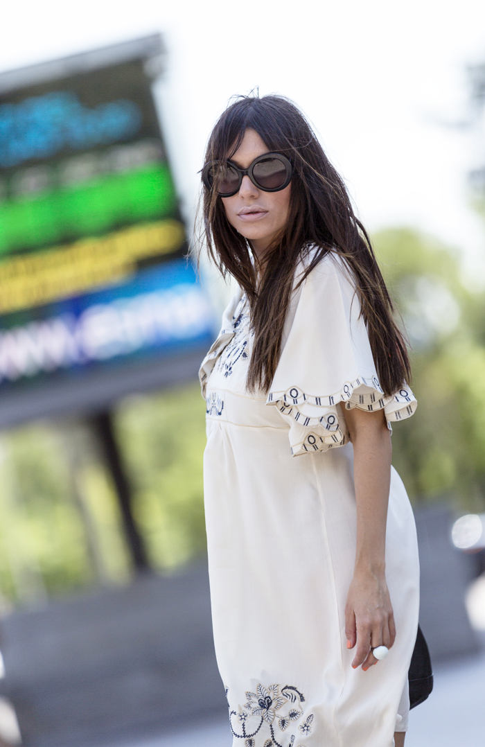 street style barbara crespo sheinside 70s dress fashion blogger outfit blog de moda