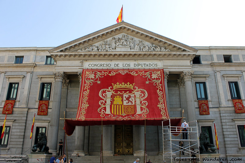 MADRID - Carrera de San Jerónimo - Palacio de las Cortes