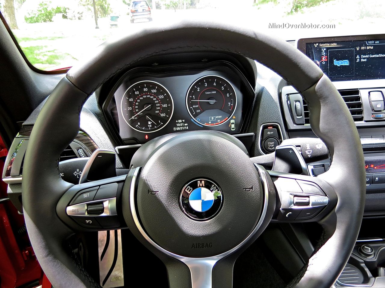 BMW M235i Paddle Shifters