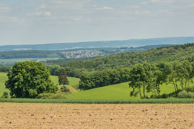 View from Eschdorf plateau