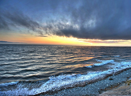 sunset beach hdr coupeville fortebey
