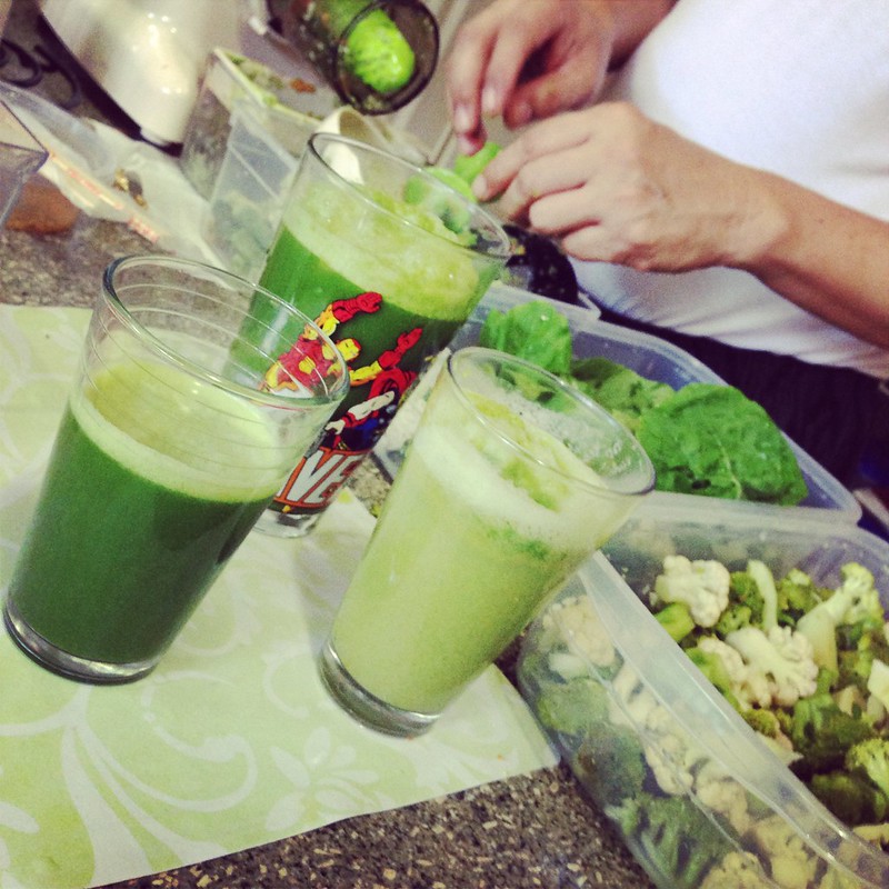 Green Juice Making