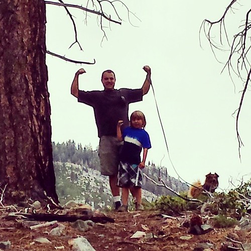 Hiking Tallac trail #summer #boys #wild #tahoe #nature