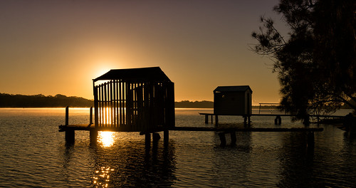 water silhouette sunrise reflections nikon df australia queensland boathouse goldenhour maroochydore southeastqueensland maroochyriver