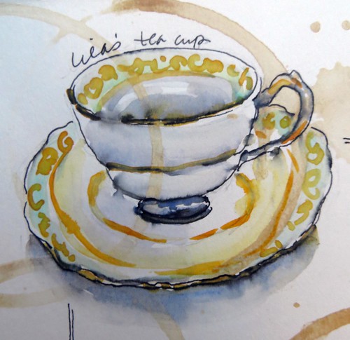 from my sketchbook ~ coffee cups