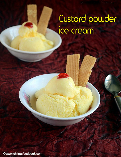 custard powder ice cream recipe–custard powder recipes