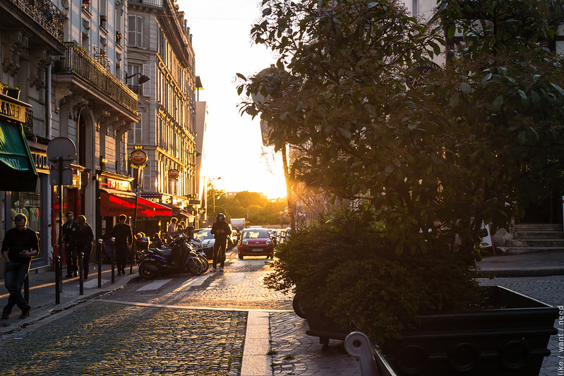Montmartre at sunset