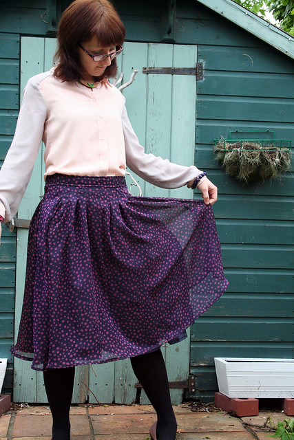 Handmade Colette Patterns Zinnia Skirt