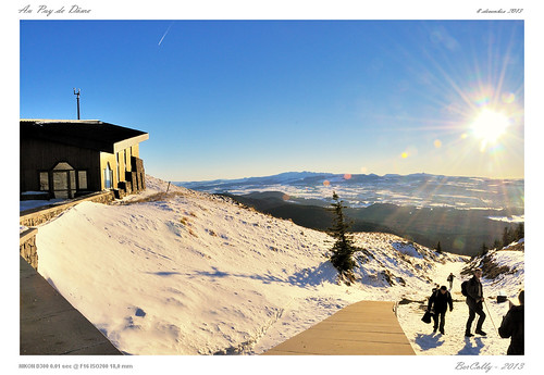 winter sky sun snow france soleil google flickr top hiver ciel neige antenne antenna auvergne sommet puydedome bercolly