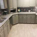 This weeks Kitchen remodeling including granite counters, backsplash, painting cabinets and new appliances.