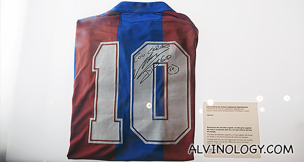 Autographed jersey 