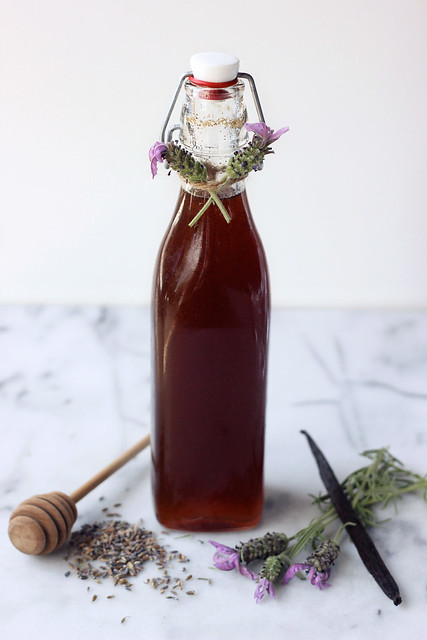 Honey Lavender Vanilla Bean Simple Syrup
