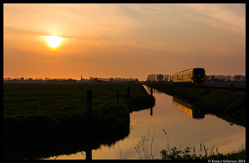 sunset train canon eos zonsondergang ns zug s kampen trein zwolle spoorwegen nederlandse 600d dm90 3449 heerenbroek