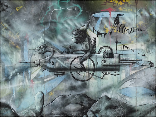 streetart graffiti artist spraycan boswell frome paulboswell