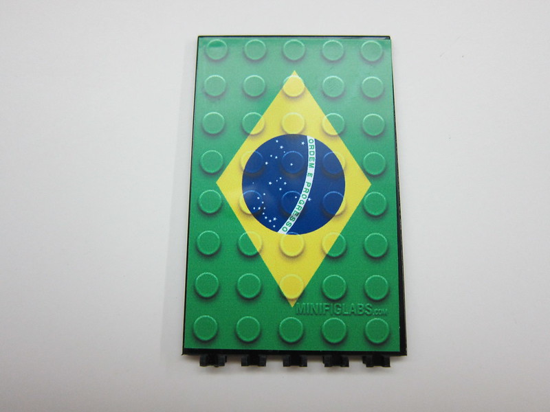 Brazil LEGO Minifigs - Country Flag Decal