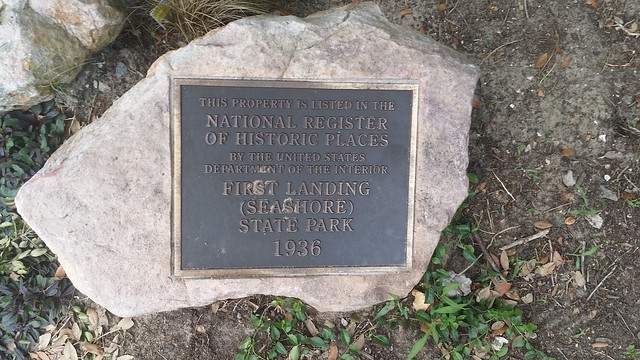 First Landing State Park is in the Register of Historic Places and a National Natural Landmark
