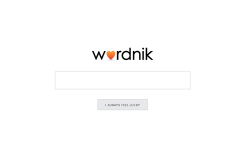 Wordnik Homepage