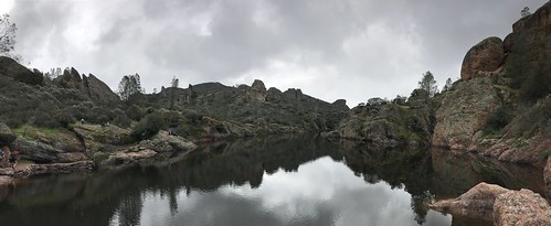 pinnaclesnps nationalpark hiking nature outdoors california nps reservoir beargulch trail reflection