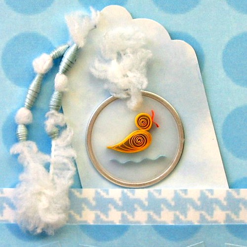 Quilled Baby Card DIY