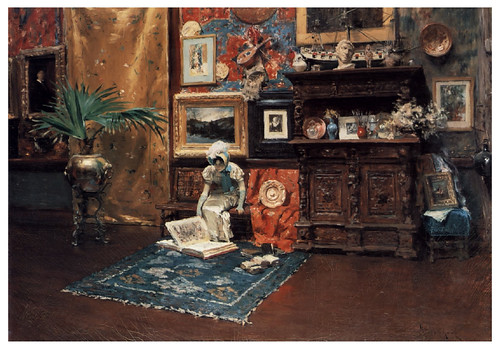 007 En el estudio- 1880- Pintura al oleo- William Merritt Chase