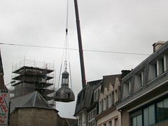 Reconstruction du clocher de l-Eglise St Michel, Lesneven - Photo of Le Drennec