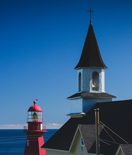 lighthouse canada landscape quebec québec phare gaspésie beaconlight lamartre