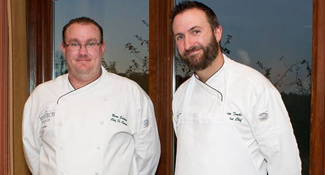 Sous Chef Brian Eastman (left) & Executive Chef Bryan Tomko (right)