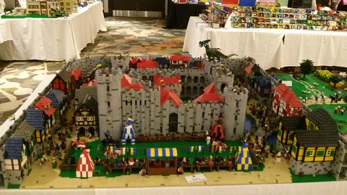 The castle layout at brickfete Toronto 2014