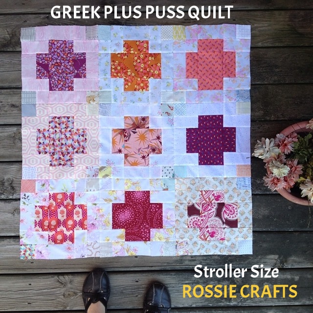 Greek Plus Puss pattern from Rossie Crafts - 6 sizes