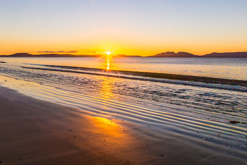 sunrise hdr dawn beach swansea tasmania australia au