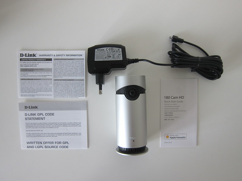 D-Link Omna 180 Cam HD - Box Contents