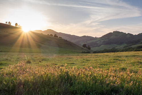 bayarea burdell california goldenhour landscape novato openspace sunrays sunburst sunset unitedstates us