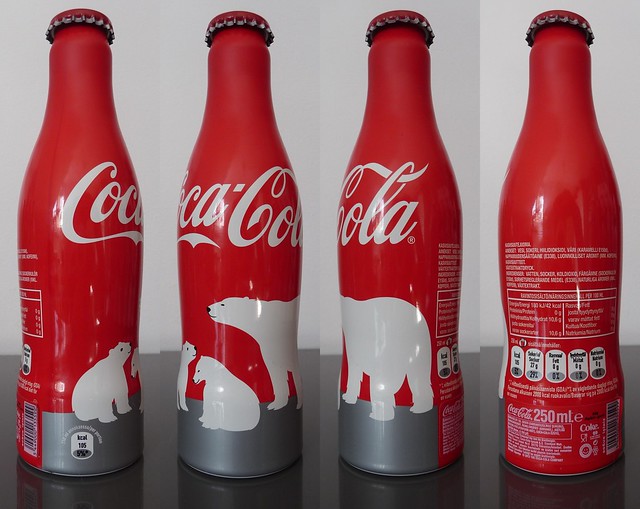 Coca Cola Polar Bear Turkey Coke aluminium bottle
