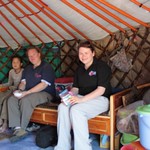 At the home of some Mongolian Nomads