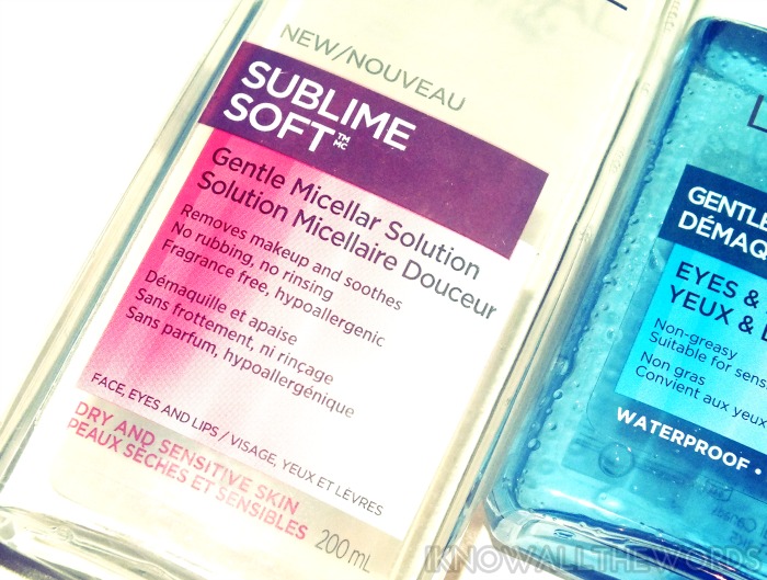 L'Oreal Sublime Soft Gentle Micellar Solution