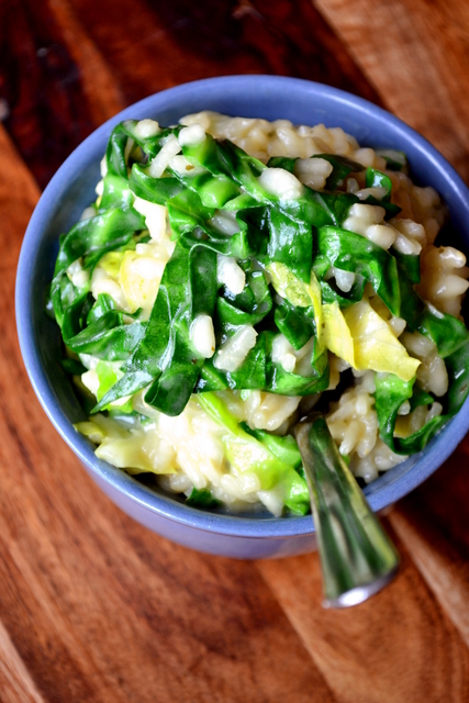 Recipe for Spring Greens Risotto