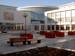 Deserted Debrecen shopping center