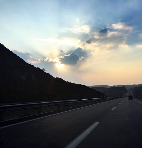 sunset highway driving تهران آزادراه پرديس