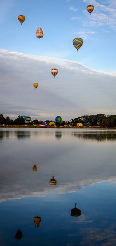 balloons balloonsoverwaikato clouds dawn hamilton hotairballoons lakerotoroa light newzealand sky sunrise water caldwell ankh