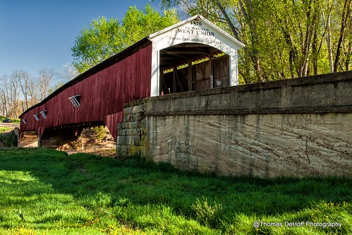 county bridge west sony union indiana covered parke a700