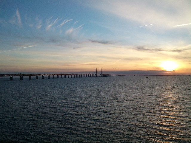 Öresund Bridge Sunset