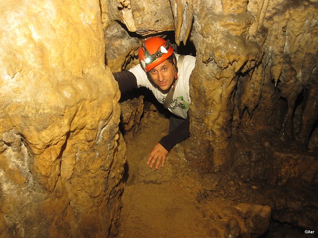 Sele en Cueva Coventosa (Cantabria)