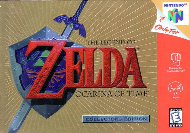 The Legend of Zelda: Ocarina of Time Collector's Edition N64 Box Design Cover