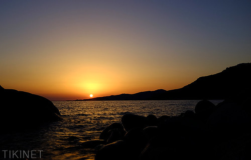 sunset beach greece mykonos sanmarcohotel