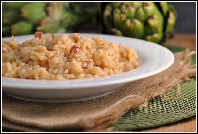 Beer, Cheddar, and Bacon Risotto 2